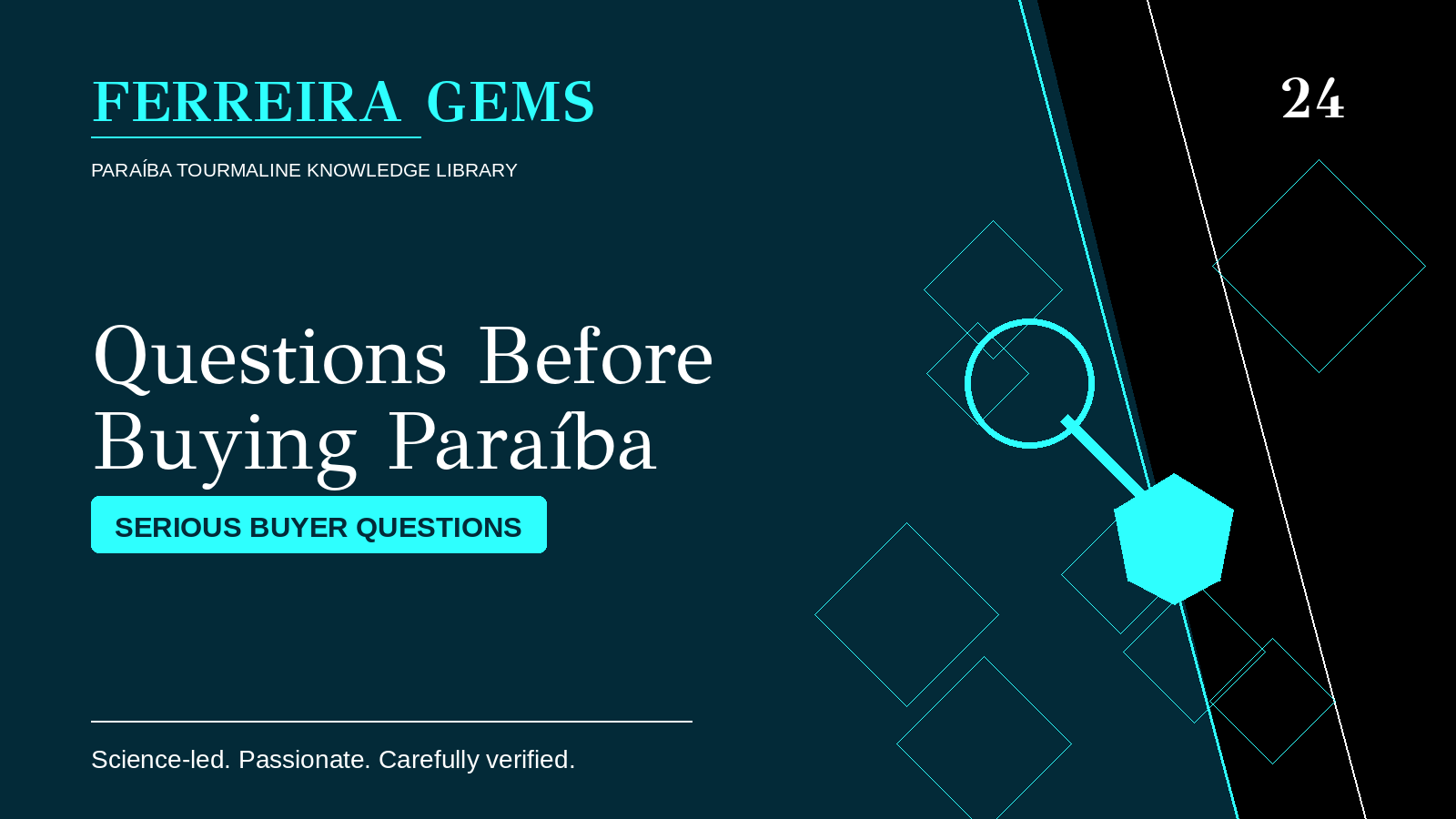 The Most Important Questions to Ask Before Buying Paraiba Tourmaline