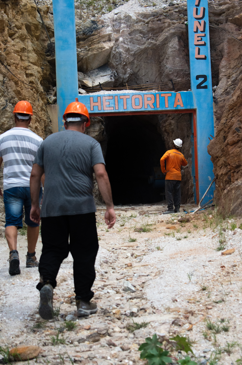 Entrance to a Paraíba tourmaline mine in Brazil