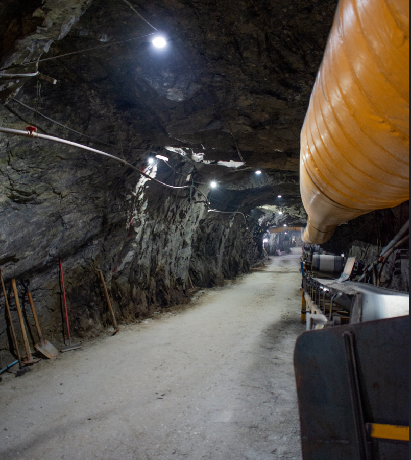 Airflow in Brazilian Paraiba Tourmaline Mine
