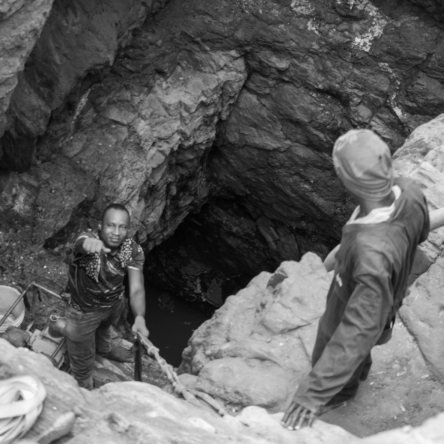 Pegmatite Opening View